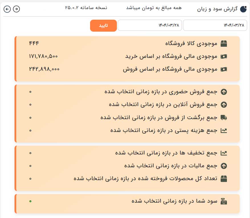 گزارش سود و زیان